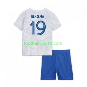 Tenue France Benzema 19 Enfant Exterieur World Cup 2022 Maillot de Foot